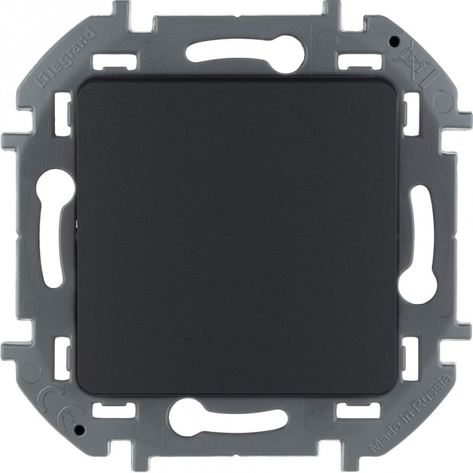 Переключатель одноклавишный LEGRAND INSPIRIA 10 AX 250 В антрацит 673653