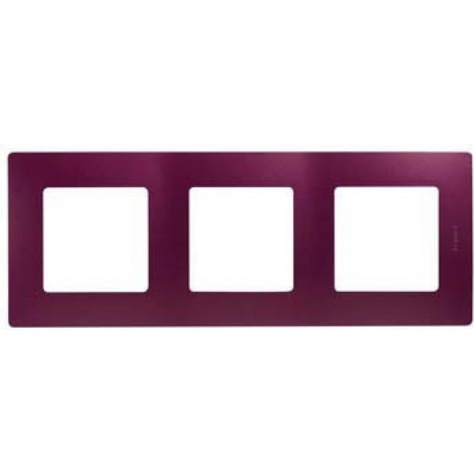 Рамка LEGRAND Etika 3 поста сливовый 672563