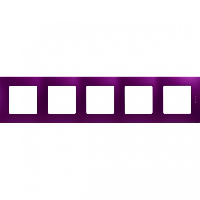 Рамка LEGRAND Etika 5 постов сливовый 672565