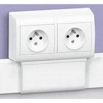 Рамка LEGRAND Mosaic для монтажа DLP и DLPlus 2x4 модуля