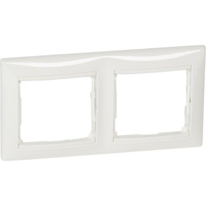 Рамка LEGRAND VALENA 2-м горизонтальная белая 694241