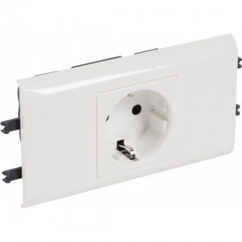 Розетка LEGRAND 2К+3 Программа Mosaic для установки в кабель-канале автоматические клеммы стандартная белая Розетка LEGRAND 2К+3 Программа Mosaic для установки в кабель-канале автоматические клеммы стандартная белая