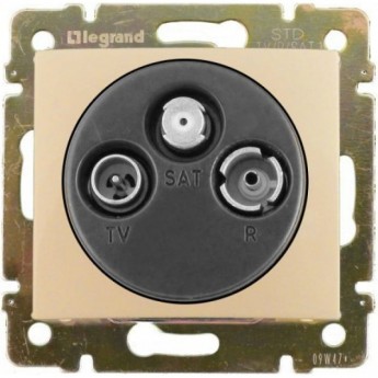 Розетка LEGRAND TV-FM-SAT Valena проходная 14 дБ 2400 МГц слоновая кость Розетка LEGRAND TV-FM-SAT Valena проходная 14 дБ 2400 МГц слоновая кость