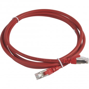 Шнур коммутационный RJ 45, категория 6a, U/UTP - LSZH неэкранированный, 3 м, красный Шнур коммутационный RJ 45, категория 6a, U/UTP - LSZH неэкранированный, 3 м, красный