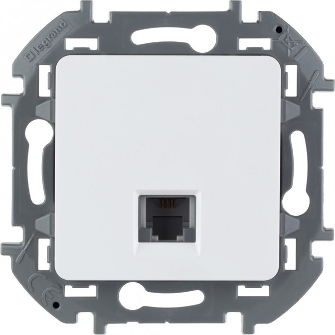 Телефонная розетка LEGRAND INSPIRIA RJ11 белый 673820