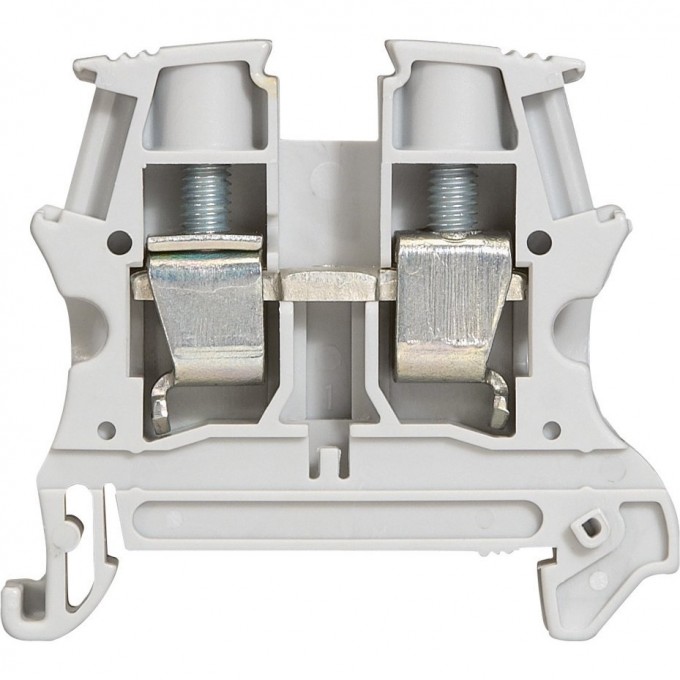 Винтовая клемма LEGRAND Viking 3 - однополюсная - 1 вход/1 выход - шаг 10 мм - серый 37163