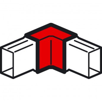 Внутренний угол LEGRAND для мини-каналов Metra 40x40 белый