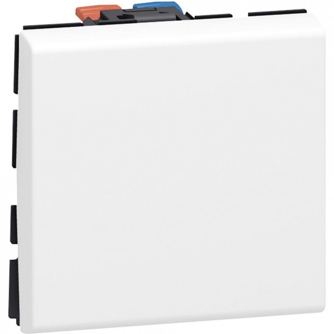 Выключатель LEGRAND Mosaic 10 AX - 2 модуля - белый 77010L
