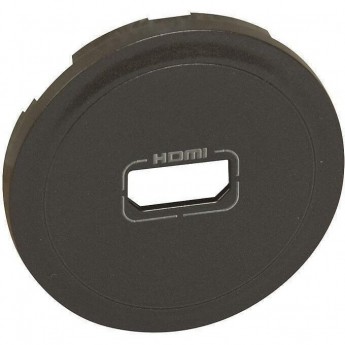 Лицевая панель LEGRAND Celiane розетка аудио/видео HDMI Кат. № 0 673 17/77 графит Лицевая панель LEGRAND Celiane розетка аудио/видео HDMI Кат. № 0 673 17/77 графит