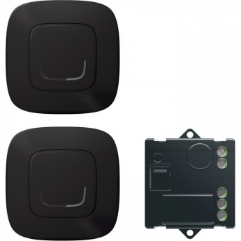 Пакет для управления освещением LEGRAND Valena Allure with NETATMO c 2х мест, антрацит Пакет для управления освещением LEGRAND Valena Allure with NETATMO c 2х мест, антрацит