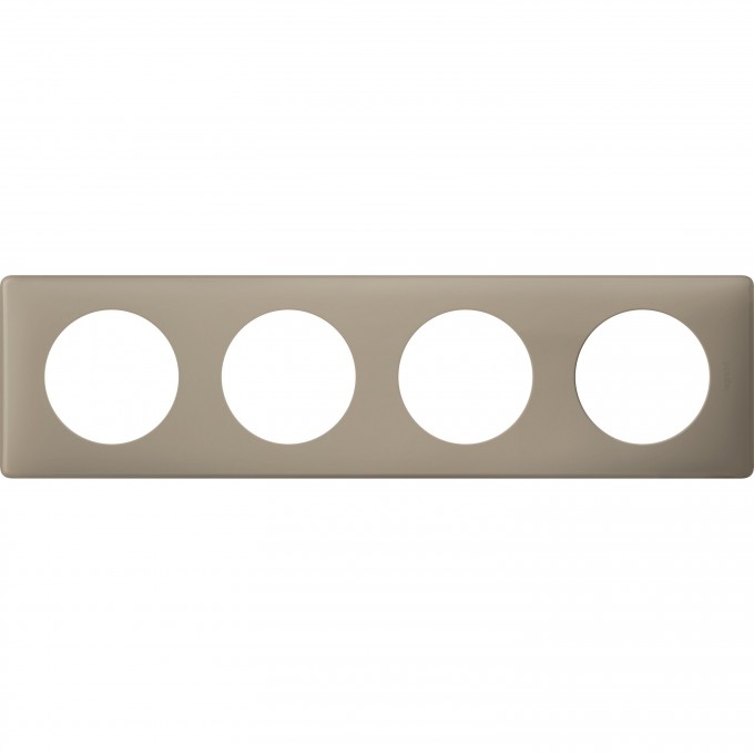 Рамка LEGRAND Celiane 4 поста Грэй перкаль 066724