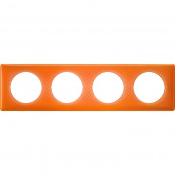 Рамка LEGRAND Celiane 4 поста Оранжевый муар Рамка LEGRAND Celiane 4 поста Оранжевый муар