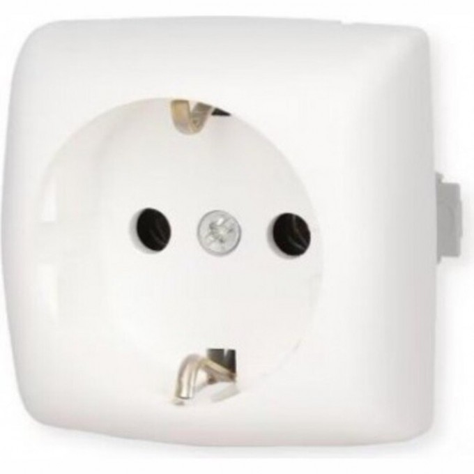 Розетка LEGRAND 2К+3 немецкий стандарт серия Oteo изделия сборные белый 086129