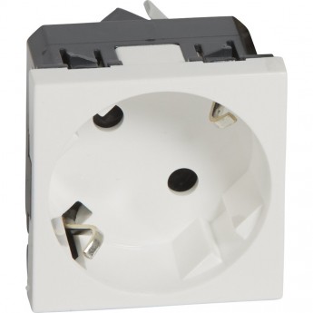 Розетка LEGRAND Mosaic 2К+3 под углом 45°, 2 модуля, белый