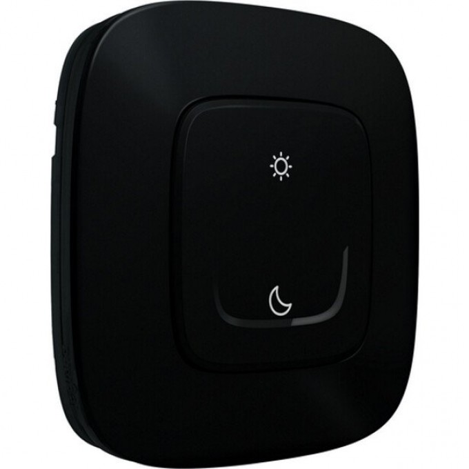 Умный беспроводной сценарный выключатель "День/Ночь" LEGRAND Valena Allure with NETATMO, антрацит 752889