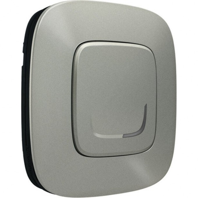 Умный беспроводной выключатель LEGRAND Valena Allure with NETATMO 1-клавишный, алюминий 752785