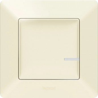 Умный беспроводной выключатель LEGRAND Valena Life with NETATMO 1-клавишный, слоновая кость